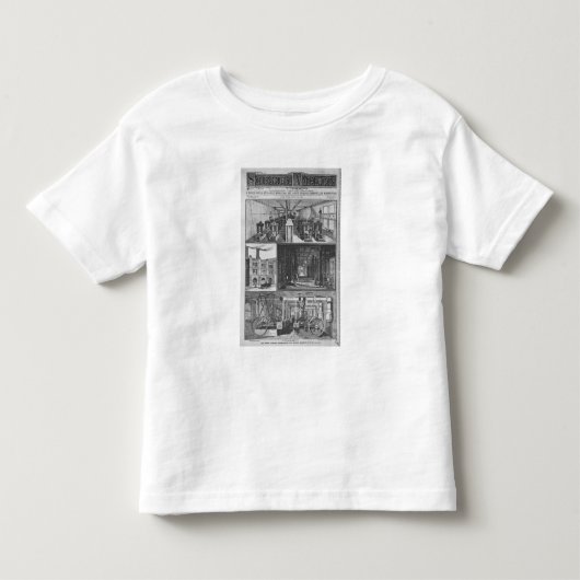Het station van Edison Electric Illuminating Co. Kinder Shirts (Voorkant)