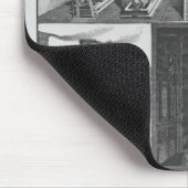 Het station van Edison Electric Illuminating Co. Muismat (Hoek)