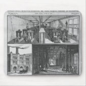 Het station van Edison Electric Illuminating Co. Muismat (Voorkant)