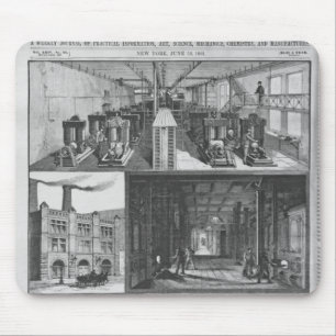 Het station van Edison Electric Illuminating Co. Muismat