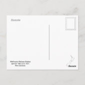 Het Station van Wellington - Nieuw Zeeland. Briefkaart (Achterkant)