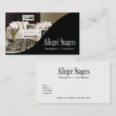 Het Stationaire Stagers van Allegré het Stationair Visitekaartje (Voorkant / Achterkant)