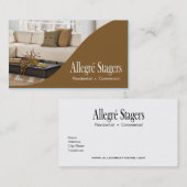 Het Stationaire Stagers van Allegré het Stationair Visitekaartje (Voorkant / Achterkant)