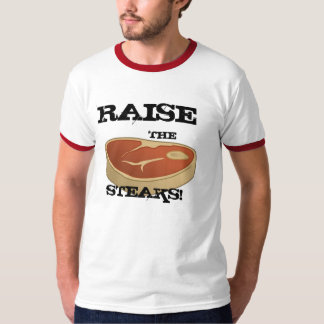 Het Steaks-Shirt verhogen T-shirt