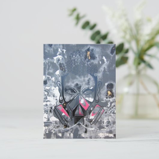 Het stedelijke Reinigen Briefkaart (Staand voorkant)