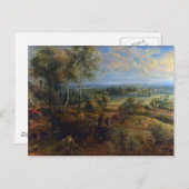Het Steen Early Morning, Peter Paul Rubens Fine Ar Briefkaart (Voorkant / Achterkant)