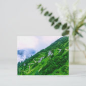 Het steile pad op de berg, op maat briefkaart (Staand voorkant)