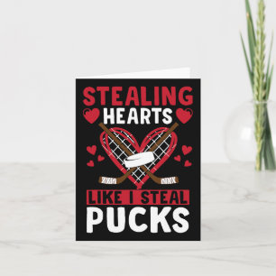 Het stelen hoort net zoals ik Steal Pucks Valentij Kaart