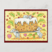 Het stelen van de Fruitcake kerst Feestdagenkaart (Voorkant)