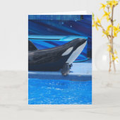 Het stellende Wenskaart van de Orka Kaart (Gele Bloem)