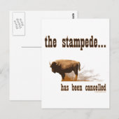 Het stempel is geannuleerd briefkaart (Voorkant / Achterkant)