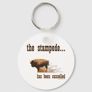 Het stempel is geannuleerd sleutelhanger