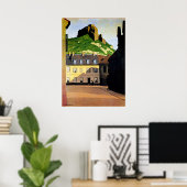 Het sterke kasteel en de plaats van Andelys Poster (Thuiskantoor)