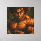 Het sterkste Man ter wereld Canvas Afdruk (Voorkant)