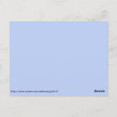 Het sterrencluster van Pleiades, o.a. de 7 zussen Briefkaart (Achterkant)