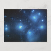 Het sterrencluster van Pleiades, o.a. de 7 zussen Briefkaart (Voorkant)