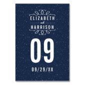 Het Sterrennacht Wedding Collectie Kaart (Achterkant)