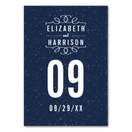 Het Sterrennacht Wedding Collectie Kaart