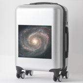 Het sterrenstelsel Whirlpool M51 & begeleider in d Sticker (Koffer)