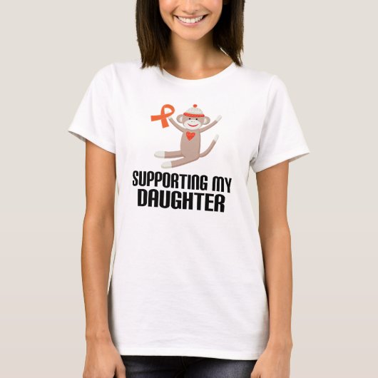 Het steunen van Mijn Oranje het Bewustmakingslint T-shirt (Voorkant)