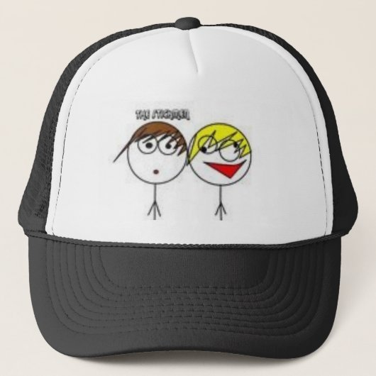 Het Stickmen PET!!!! Trucker Pet (Voorkant)
