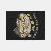 Het stigma bewustzijn psychische gezondheidsproble fleece deken (Voorkant (Horizontaal))