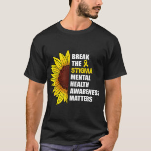 Het Stigma Mentale Gezondheid Bewustzijn Problemen T-shirt
