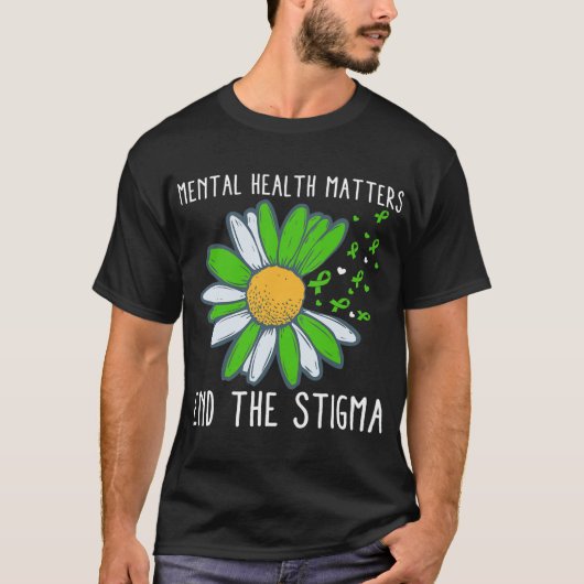 Het stigma mentale gezondheidsbewustzijn 1 t-shirt (Voorkant)