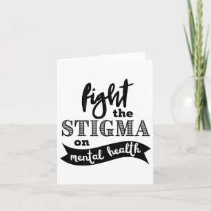 Het stigma mentale gezondheidsbewustzijn mentale p kaart