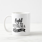 Het stigma mentale gezondheidsbewustzijn mentale p koffiemok (Links)