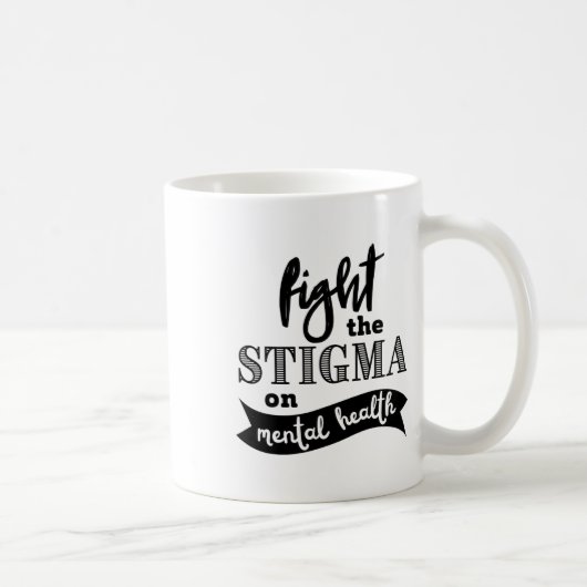 Het stigma mentale gezondheidsbewustzijn mentale p koffiemok (Rechts)