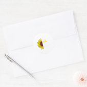 Het stigma mentale gezondheidsbewustzijnsproblemen ronde sticker (Envelop)