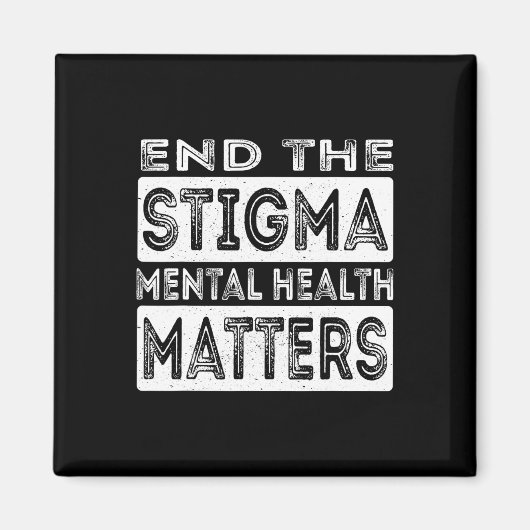 Het stigma psychische gezondheidsproblemen magneet (Voorkant)