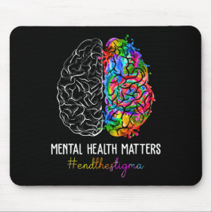 Het stigma psychische gezondheidsproblemen mentaal muismat