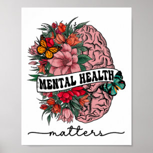 Het stigma psychische gezondheidsproblemen mentaal poster