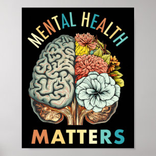 Het stigma psychische gezondheidsproblemen mentaal poster