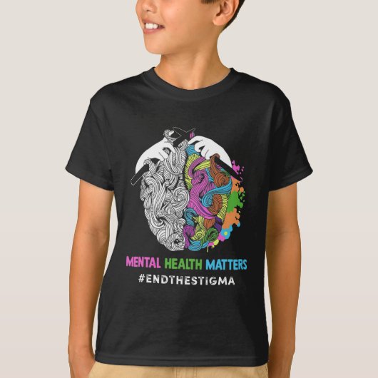 Het stigma psychische gezondheidsproblemen mentaal t-shirt (Voorkant)