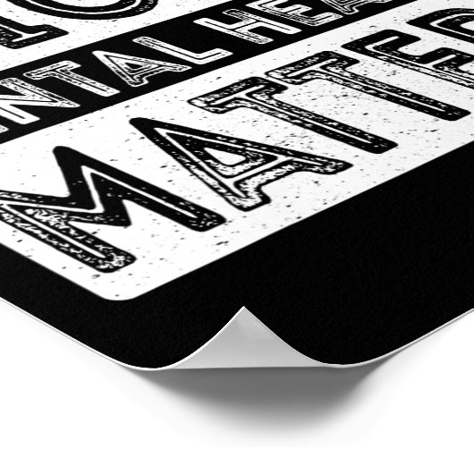 Het stigma psychische gezondheidsproblemen poster (Hoek)