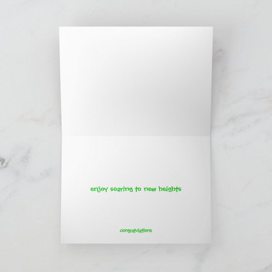 Het stijgen Gediplomeerde Kaart (Binnen)