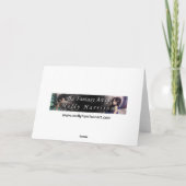 Het stijgen Uil en de Kaart van de Kunst van de (Achterkant)