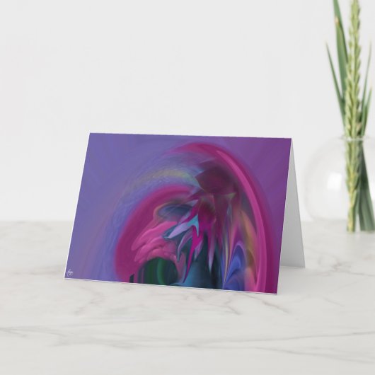 Het stijgende Wenskaart Kaart (Voorkant)