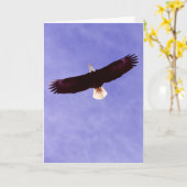 Het stijgende Wenskaart van Eagle Kaart (Gele Bloem)