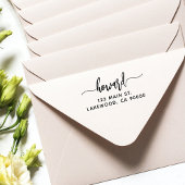 Het Stijlvolle Adres van de Terugkeer van het Manu Zelfinktende Stempel