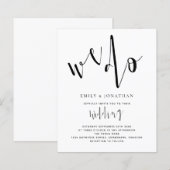 Het stijlvolle manuscript van de begroting wij voe (Voorkant / Achterkant)