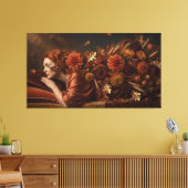 Het Stille Afscheid van de Hemelvis Canvas Afdruk (Insitu (Woonkamer))