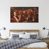 Het Stille Afscheid van de Hemelvis Canvas Afdruk (Insitu (Slaapkamer))