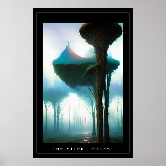 Het stille bos poster (Voorkant)