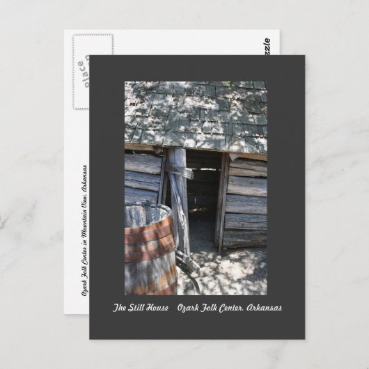 Het stille huis briefkaart (Voorkant / Achterkant)