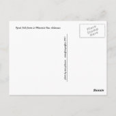 Het stille huis briefkaart (Achterkant)