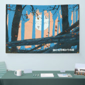 Het Stille Maanlichtbos Spandoek (Beurs)